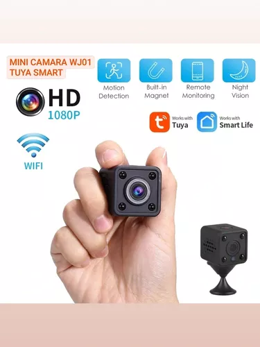 WJ01 Mini Cámara IP WIFI Full HD Audio MicroSD Tuya Smart :: Zona Segura  Tech