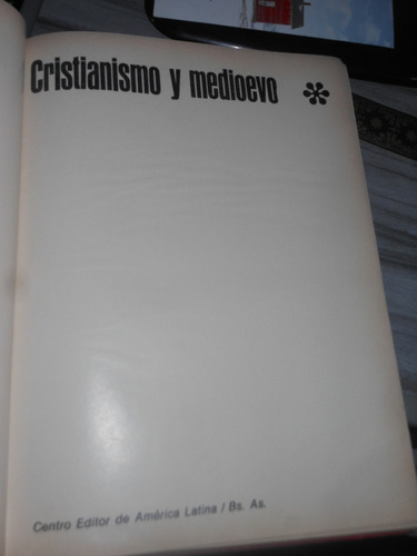 * Coleccion Los Hombres - Cristianismo Y Medioevo  - Tomo  1