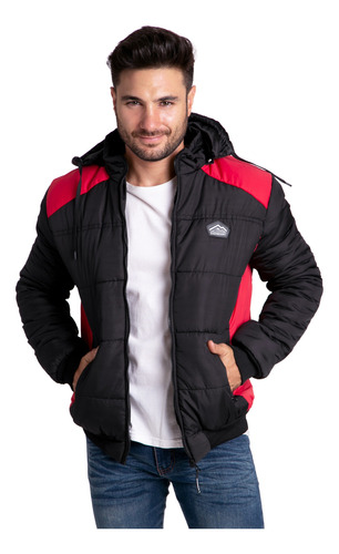 Campera Hombre Abrigo Capucha Desmontable C.art 613