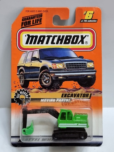 Matchbox Excavator 1997 Misrecuerdosmx 