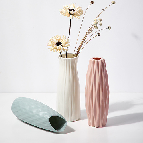 Vaso Inquebrável, Flor Simulada Em Estilo Nórdico