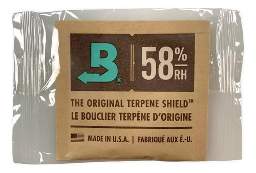 5 Sobres Boveda Pack 58% 8gr Control Humedad 2 Vias