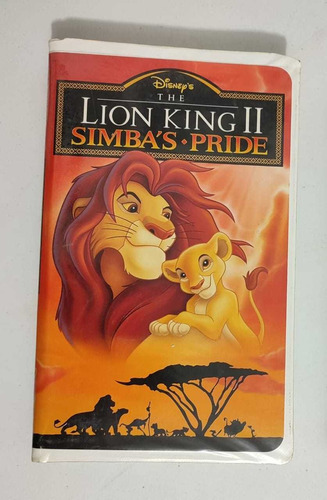 Lion King Ii Simbas's Pride Película Vhs 