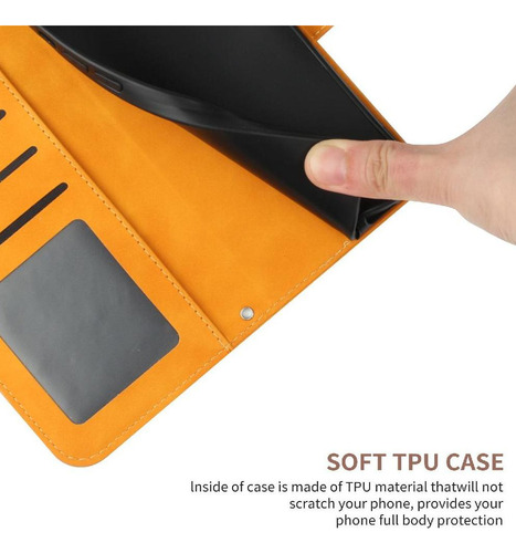 Funda For Xiaomi Redmi 14c Con Un Largo Cordón De Cuero