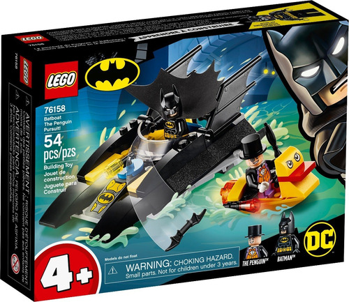 Lego® Batman - Caza Del Pingüino En La Batilancha (76158) Cantidad de piezas 54