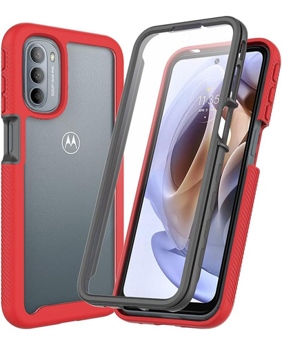 Funda Para Motorola Moto G51  Color Rojo