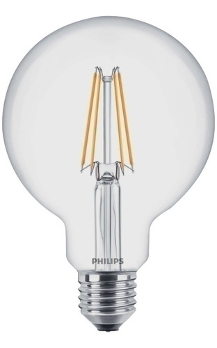 Lámpara Led Tipo Globo Vintage, Cálida - Philips L27049