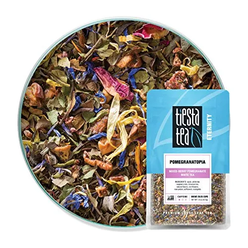 Tiesta Tea - Granada, Té Blanco De Granada De Bayas Mixtas D