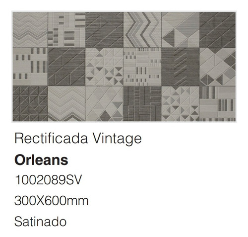 Ov Cerámica  Vintage Orleans 30x60 1002089sv