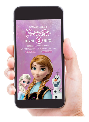 Invitación De Frozen