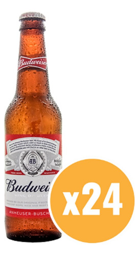 Cerveza Budweiser 355 Ml X24