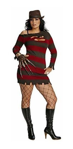 Disfraz Talla Única Para Mujer De Krueger Color Marrón Y