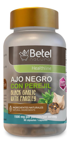 Betel Natural Ajo Negro Con Perejil/ajo Negro Con Perejil Y