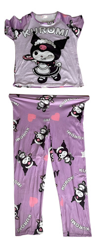 Pijama Morada Para Niñas - Confort Y Estilo