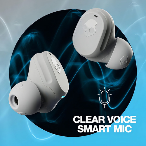 Skullcandy Mod Auriculares In-ear Inalámbricos, 34 H, Gris