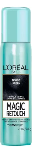 Magic Retouch Spray Retoque De Raiz Instantâneo L'Oréal Paris Preto