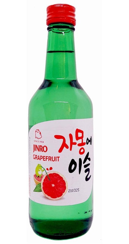 Soju Jinro Sabor Pomelo 360 Ml.