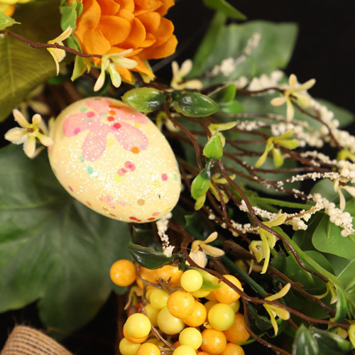 Decoración De La Decoración Del Lazo De De Pascua Colgante