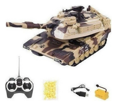 Heavy Scale 1:32 Rc Battle Tank Modelo De Coche De Juguete I