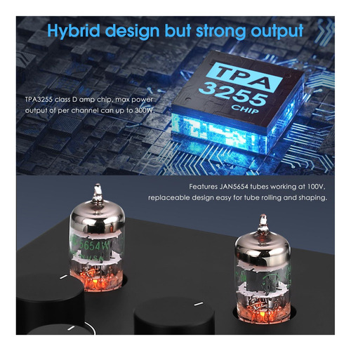 Amplificador De Tubo Bluetooth Douk Audio T6 Pro Bluetooth,