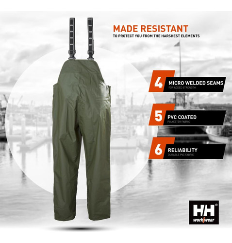 Waterproof Bib Overalls Helly-hansen Workwear Mandal For Men