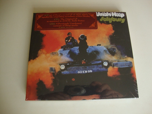 Doble CD de Uriah Heep, Salisbury, importado y sellado