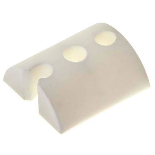 Calço Telha Ondulada Pequeno 3 Furos Kit 10 Peça(s) Branco