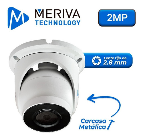 Camara Ahd 1080p 2mp Domo Meriva Mbashd320 Metal 2.8mm