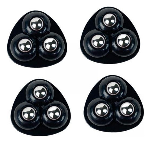 2 X 4 Piezas De Deslizadores De Ruedas Autoadhesivos Para