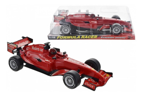 Auto De Carrera F1 En Burbuja 25cm Escala 1:18