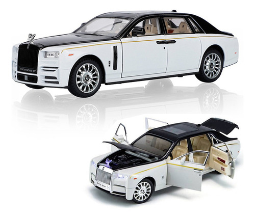 Ghb Rolls Royce Phantom Miniatura Metal Coche Adornos