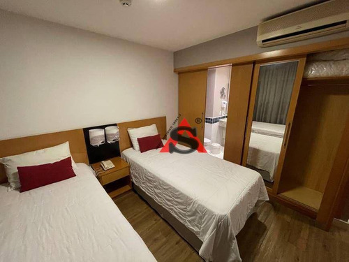 Imagem 17 de 19 de Flat Com 1 Dormitório À Venda, 27 M² Por R$ 300.000,00 - Paraíso - São Paulo/sp - Fl0160