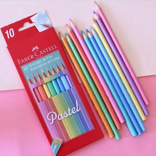 Imagem 4 de 7 de Lápis De Cor Neon + Pastel + Metálico Faber-castell