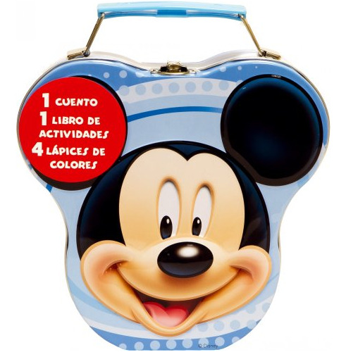 Mickey Mouse Cajita Metalica -disney Mickey-