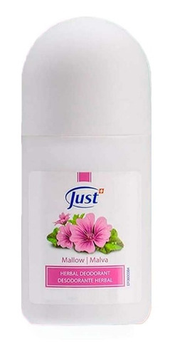 Imagen 1 de 1 de Swiss Just Desodorante De Malva Roll On Con Efecto Aclarante