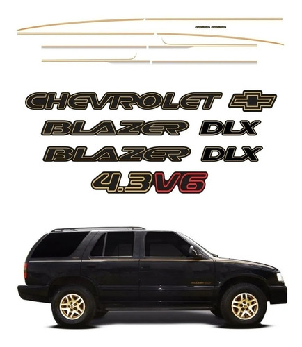 Kit Adesivos Para Blazer Executive 1997 20197