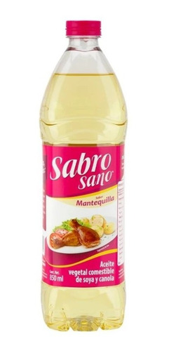 Aceite Vegetal Comestible Sabrosano Sabor Mantequilla 850ml
