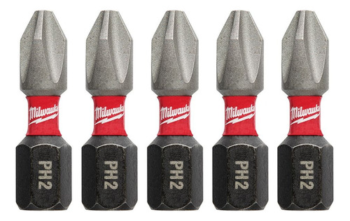 Set De 5 Puntas De Impacto Phillips Milwaukee 48 32-4601