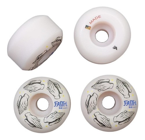 Rodas Skate Faith 52mm 100a Importadas