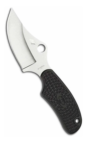 Spyderco Ark Cuchillo De Hoja Fija  Mango Frn Negro Con Bord