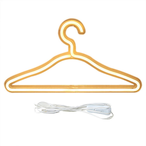 Colgador De Tela Led Percha De Ropa Con Luz Led Fácil De Con