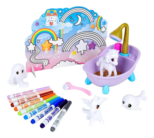 Crayola Scribble Scrubbie Pecs Pets, Pet Care Toy, Incluye M