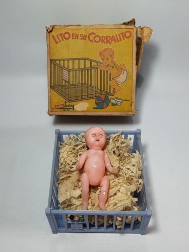 Antiguo Juguete Arg Lito En Su Corralito Caja Orig Mag 56856