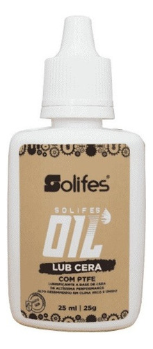 Lubricante de cera Lub con solifes de PTFE, 25 ml, para cadenas