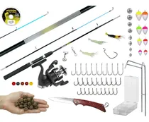 Comprar Kit Pesca E Solta Com Vara 1,50m + Molinete + Estojo + Aces.