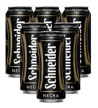 Cerveza Schneider Negra Lata 473ml Pack X6 - Fullescabio