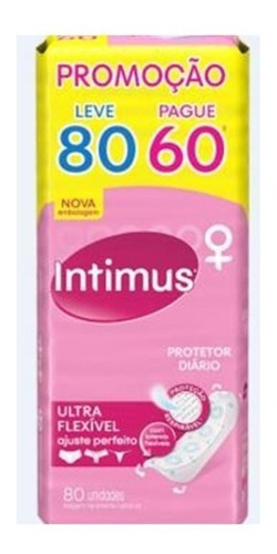 Kit C/ 3 Protetor Diário Intimus Days Flexível