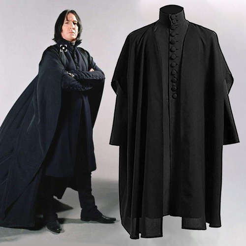 Juego Cosplay Harry Potter Severus Snape Halloween Man Cn