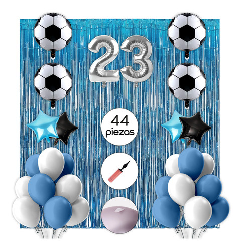 Combo Globos De Belgrano Deco Cumpleaños Super Completo 23 Set Cumpleaños