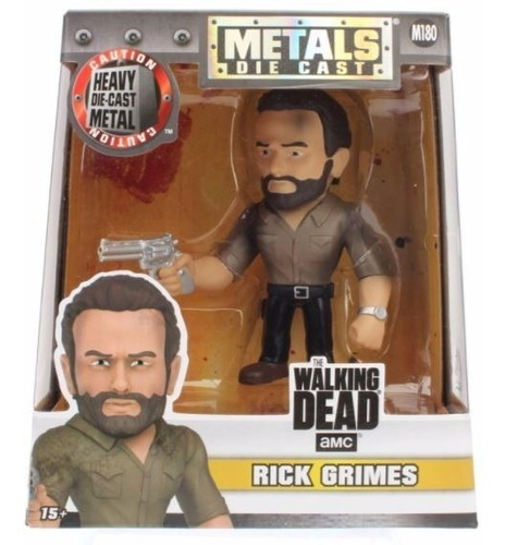 The Walking Dead Rick Grimes Metal Die Cast Jada